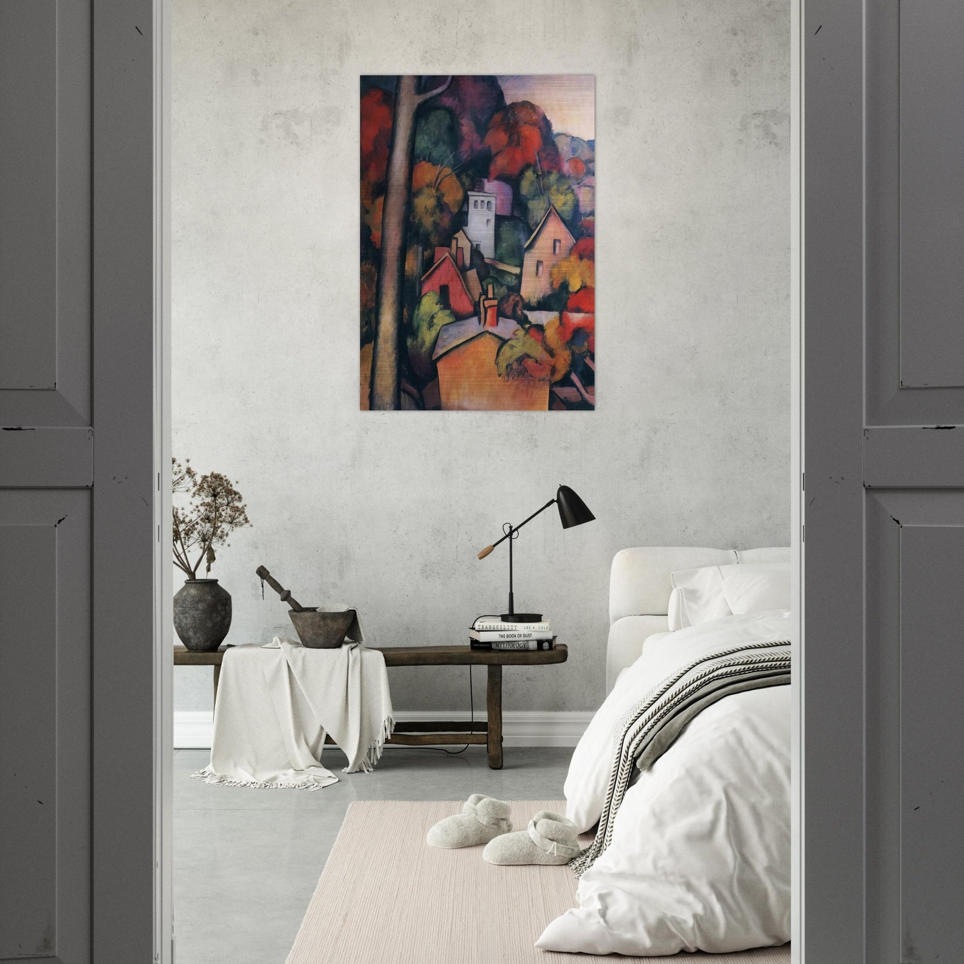 UPPER MANHATTAN - Thomas Hart Benton Brushed Aluminum Print - 70x100 cm / 28x40 inches | Thomas Hart Benton Aluminum Print | Thomas Hart Benton Prints