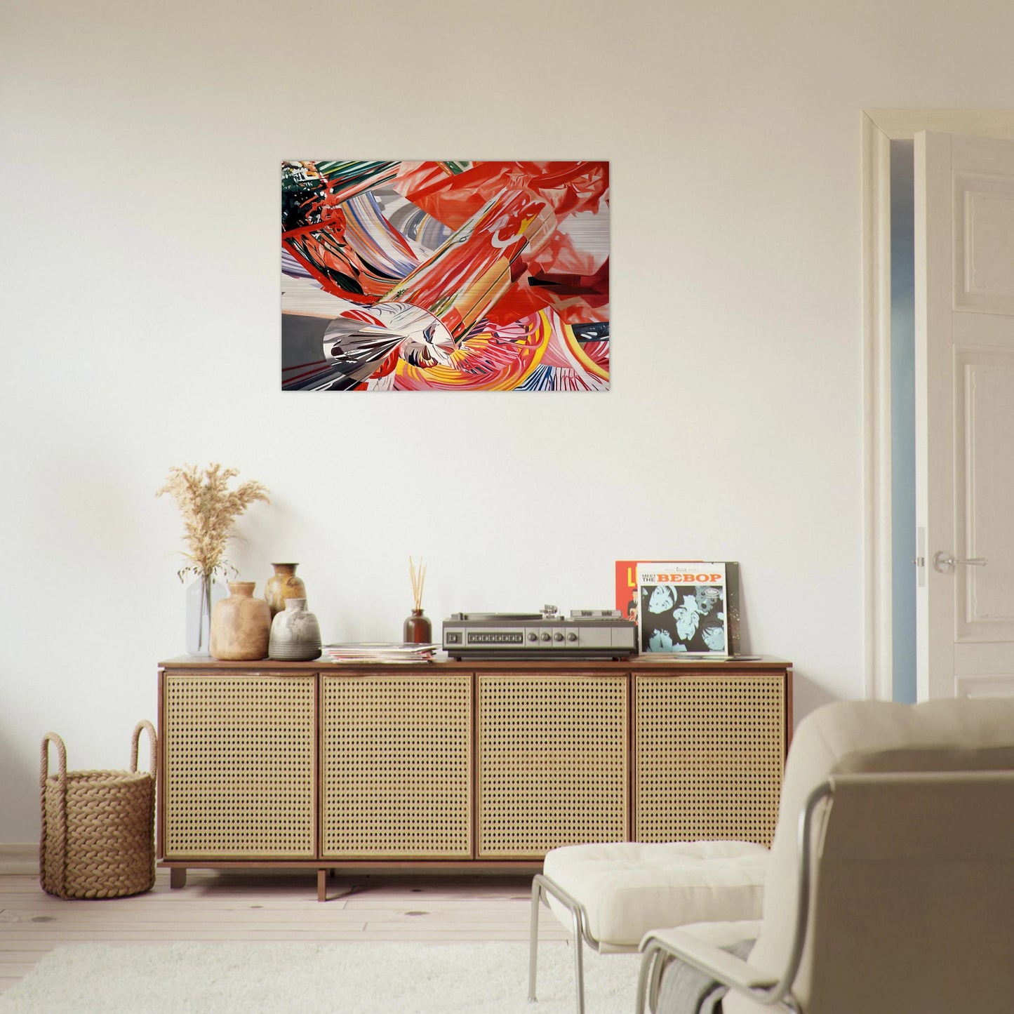 Hitchhiker - Speed of Light - James Rosenquist Brushed Aluminum Print - 70x100 cm / 28x40 inches | James Rosenquist Aluminum Print | James Rosenquist Prints