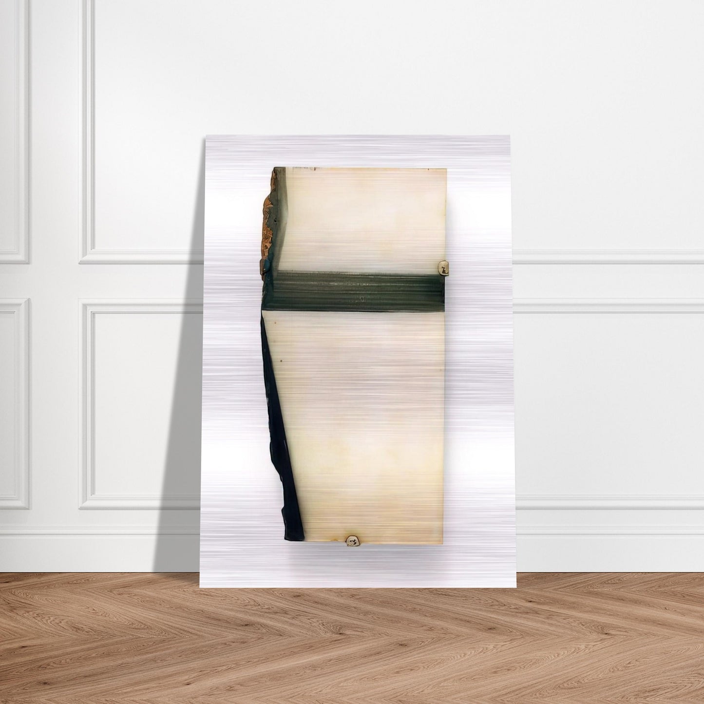 Marble #10 - 1981 - Brice Marden Brushed Aluminum Print - 70x100 cm / 28x40 inches | Brice Marden Aluminum Print | Brice Marden Prints