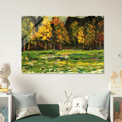 FOREST EDGE - Wassily Kandinsky Acrylic Print - 70x100 cm / 28x40″ inches