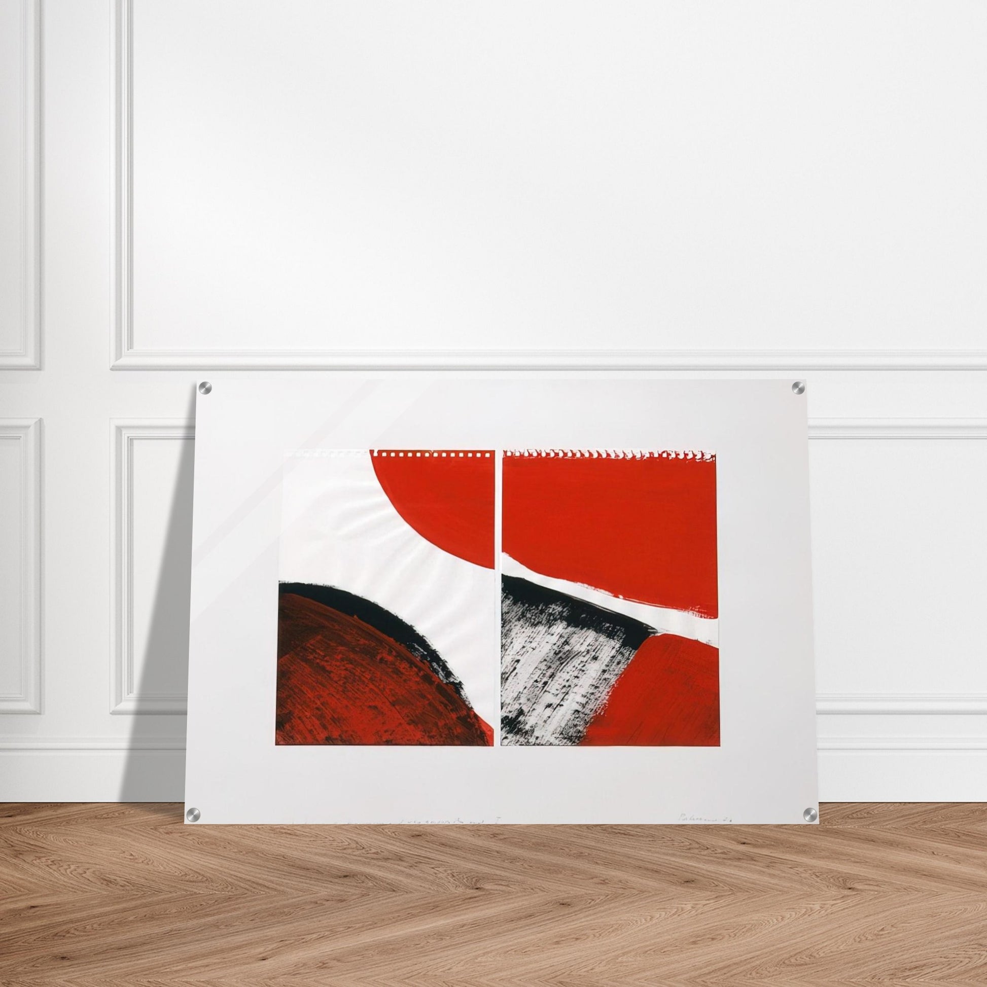 WHO KNOWS THE BEGINNING AND WHO KNOWS THE END II 1976 - BLINKY PALERMO Acrylic Print - 70x100 cm / 28x40″ inches
