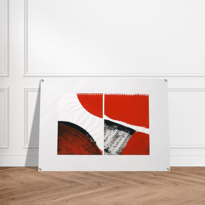 WHO KNOWS THE BEGINNING AND WHO KNOWS THE END II 1976 - BLINKY PALERMO Acrylic Print - 70x100 cm / 28x40″ inches