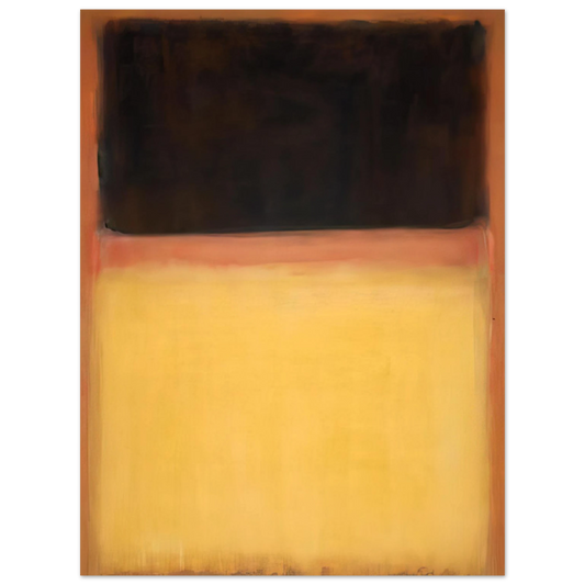 Mark Rothko - No.9 Dark over Light Earth - 1954 Wall Art - 21x29.7 cm / 8x12" - Fine Art Poster - -