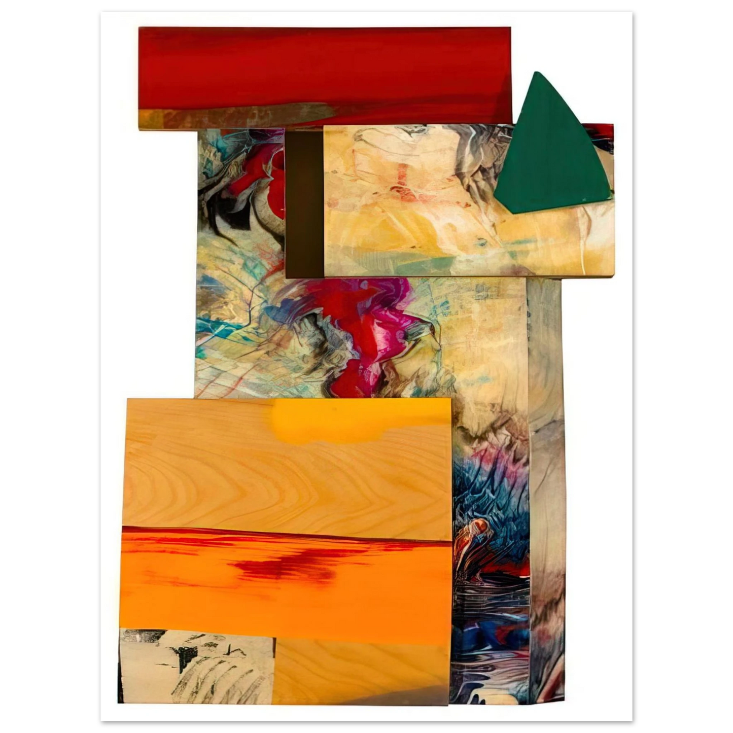 Sam Gilliam - Rubiyat  75x100 cm / 30x40inches Fine Art Poster