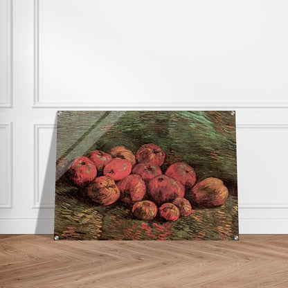 Still Life with Apples - Vincent van Gogh Acrylic Print - 70x100 cm / 28x40″ inches