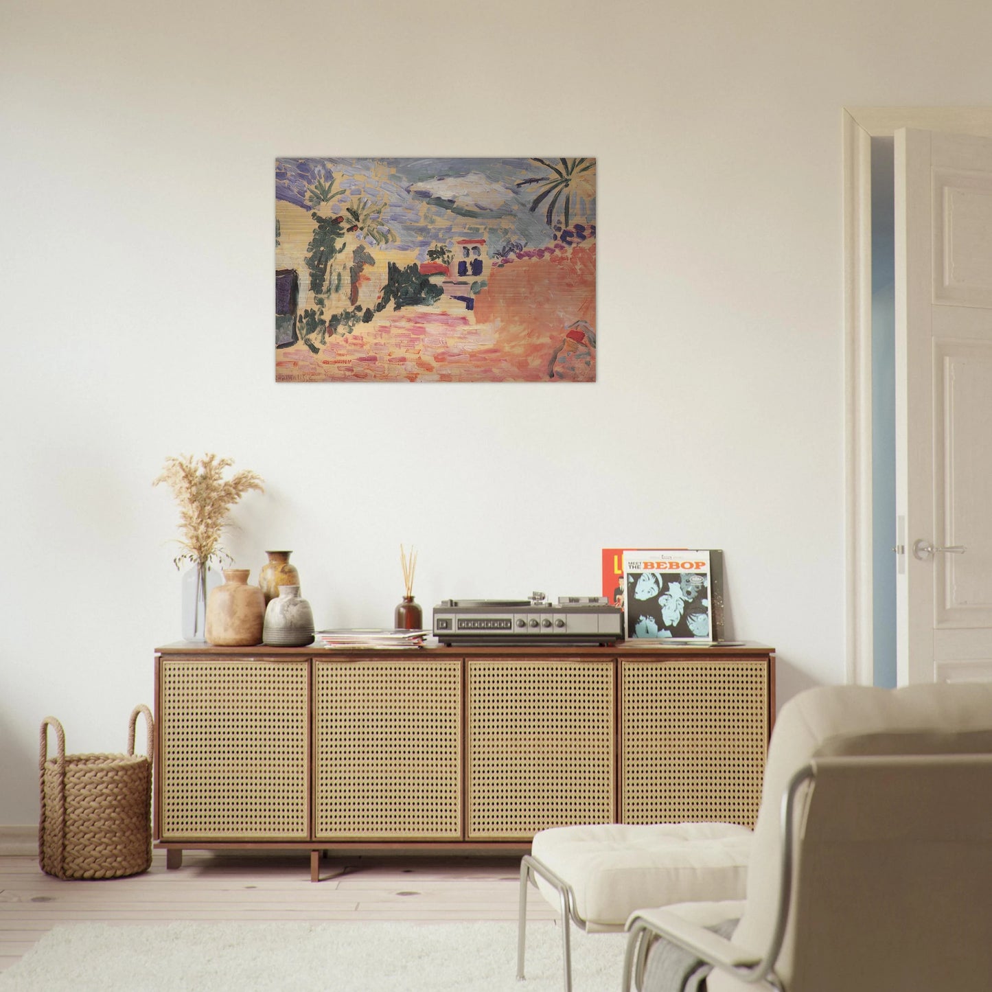STREET AT BISKRA 1906 - Henri Matisse Brushed Aluminum Print - 70x100 cm / 28x40 inches | Henri Matisse Aluminum Print | Henri Matisse Prints
