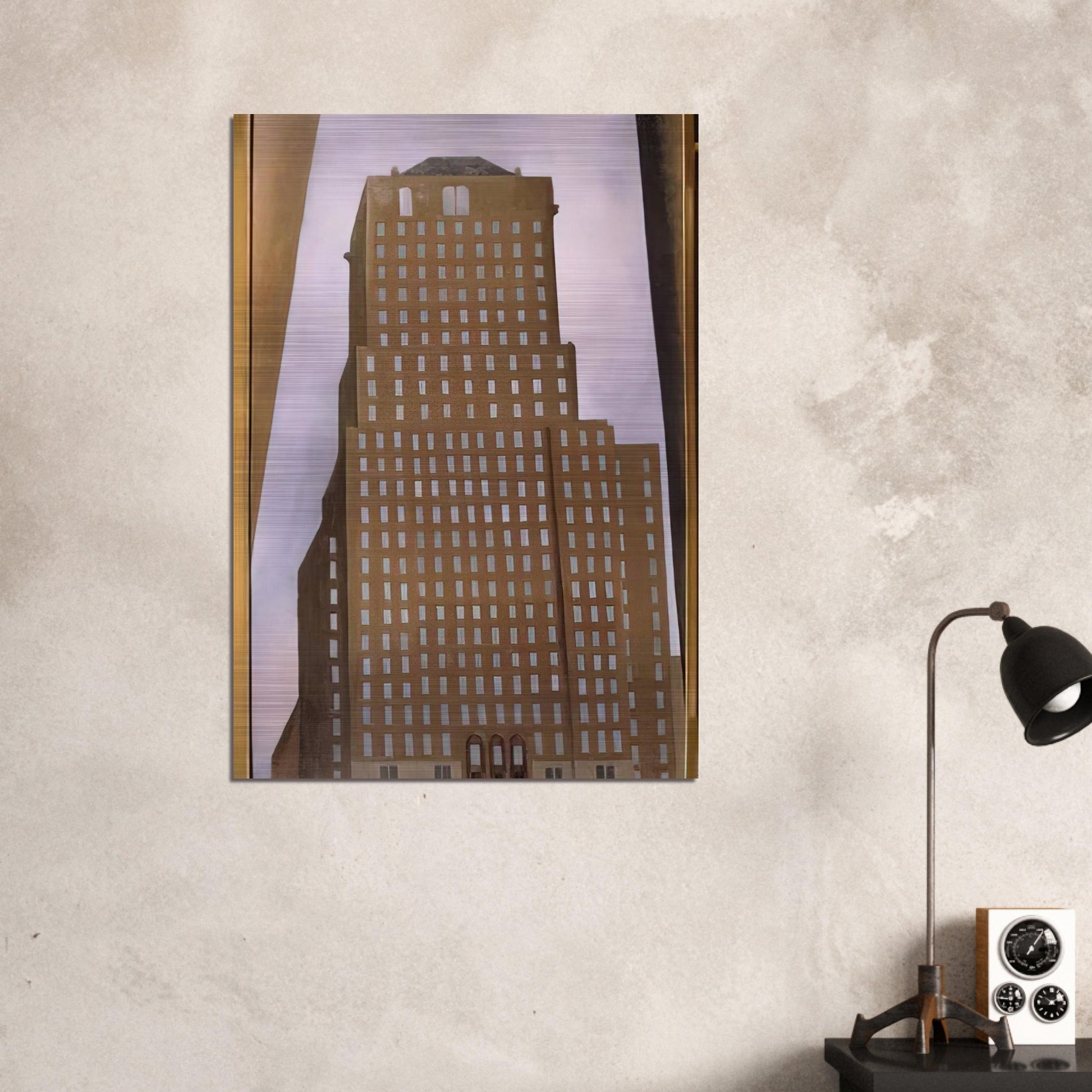 Shelton Hotel New York No. 1 - Georgia O'Keeffe Brushed Aluminum Print - 70x100 cm / 28x40 inches | Georgia O'Keeffe Aluminum Print | Georgia O'Keeffe Prints