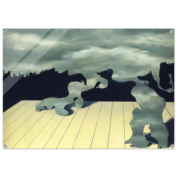 THE MUSCLES OF THE SKY 1927 - Rene Magritte Acrylic Print - 70x100 cm / 28x40″ inches | Rene Magritte Wall Art | Rene Magritte Prints