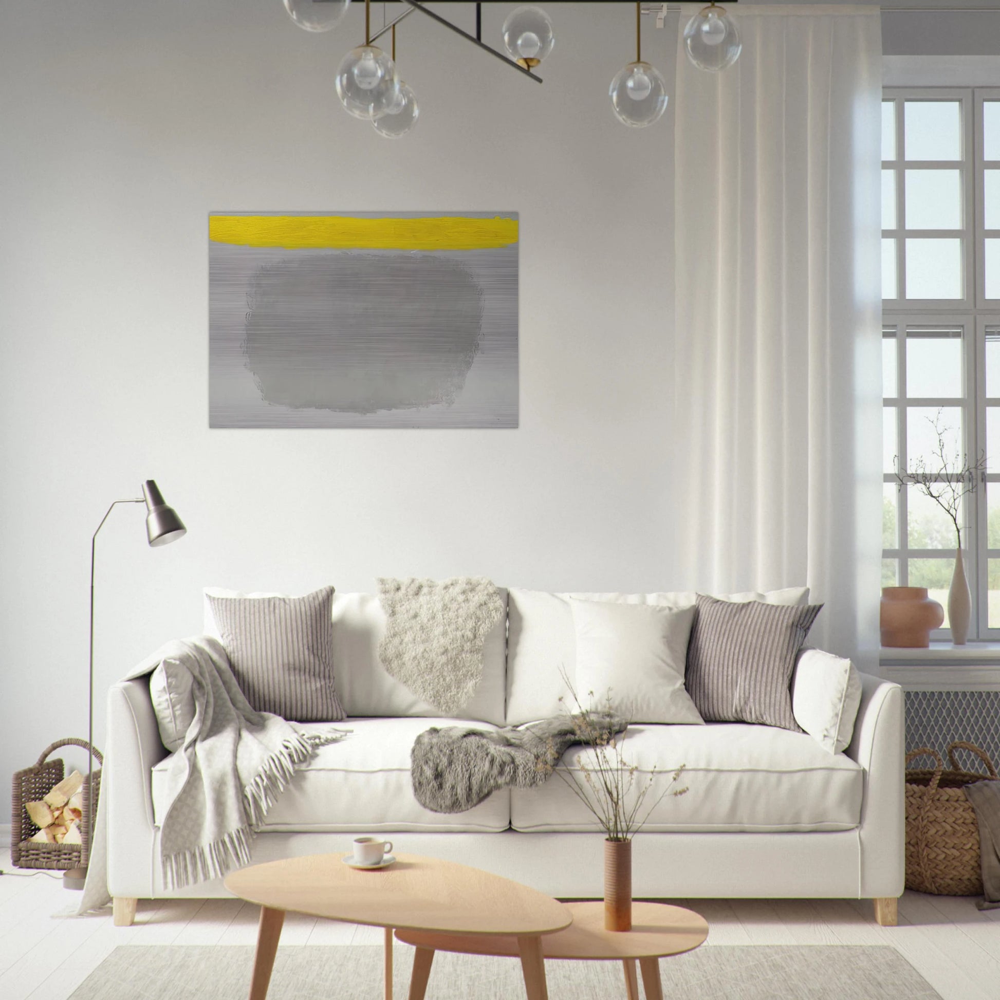 Untitled - 1964 - Ray Parker Brushed Aluminum Print - 70x100 cm / 28x40 inches | Ray Parker Aluminum Print | Ray Parker Prints