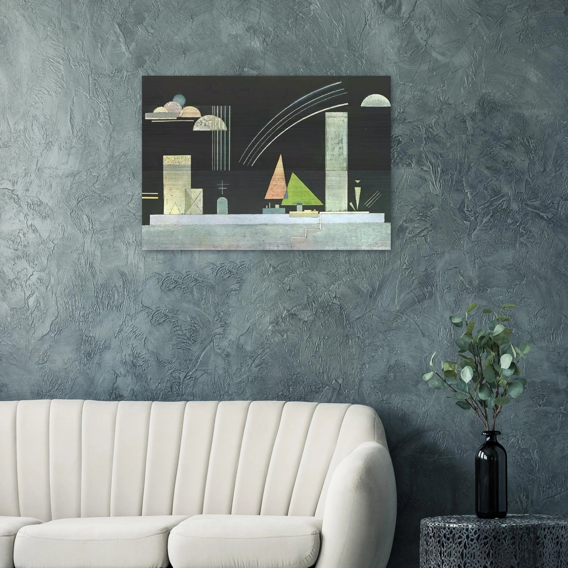 AT REST - Wassily Kandinsky Brushed Aluminum Print - 70x100 cm / 28x40 inches | Wassily Kandinsky Aluminum Print | Wassily Kandinsky Prints