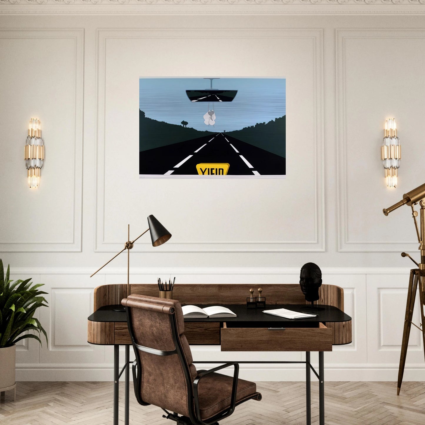 The Holy Family - Pop Art - Allan D Arcangelo Brushed Aluminum Print - 70x100 cm / 28x40 inches | Allan D Arcangelo Aluminum Print | Allan D Arcangelo Prints