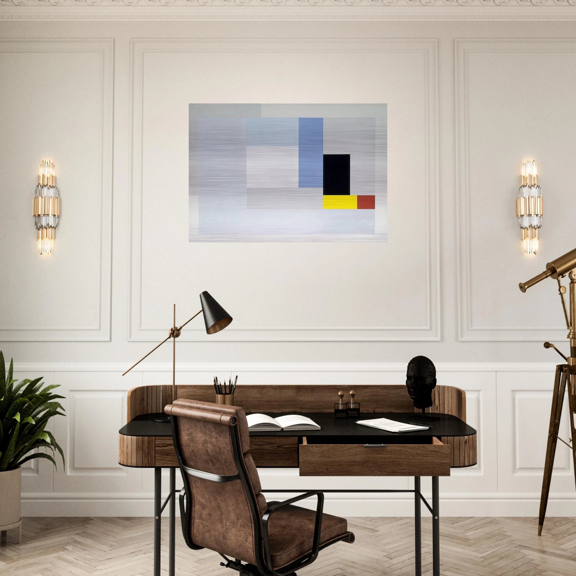 June 1937 painting - 1937 - Ben Nicholson Brushed Aluminum Print - 70x100 cm / 28x40 inches | Ben Nicholson Aluminum Print | Ben Nicholson Prints