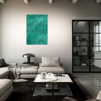 Viridian - Marcia Hafif Brushed Aluminum Print - 70x100 cm / 28x40 inches | Marcia Hafif Aluminum Print | Marcia Hafif Prints