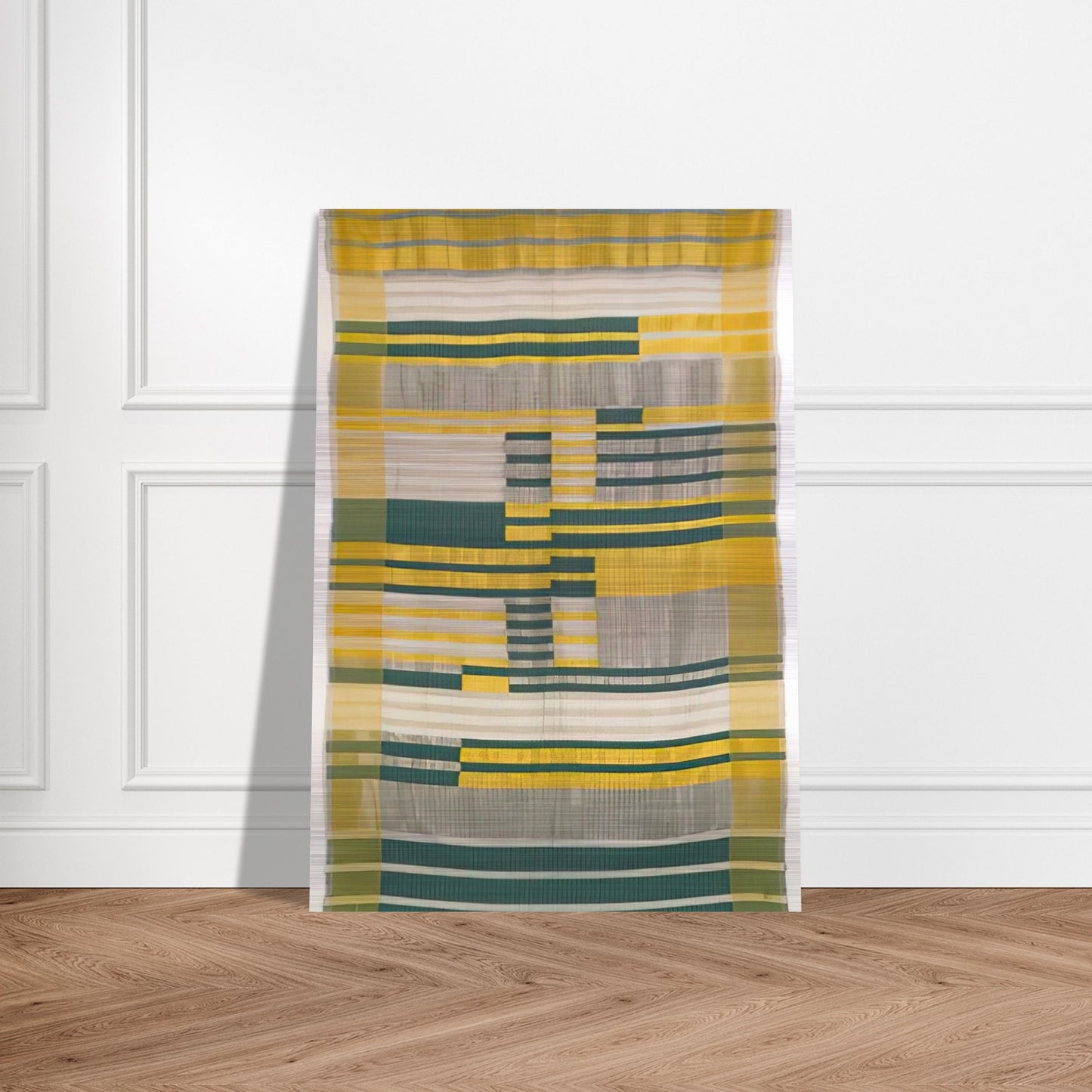WALL HANGING 1925 - Anni Albers Brushed Aluminum Print - 70x100 cm / 28x40 inches | Anni Albers Aluminum Print | Anni Albers Prints