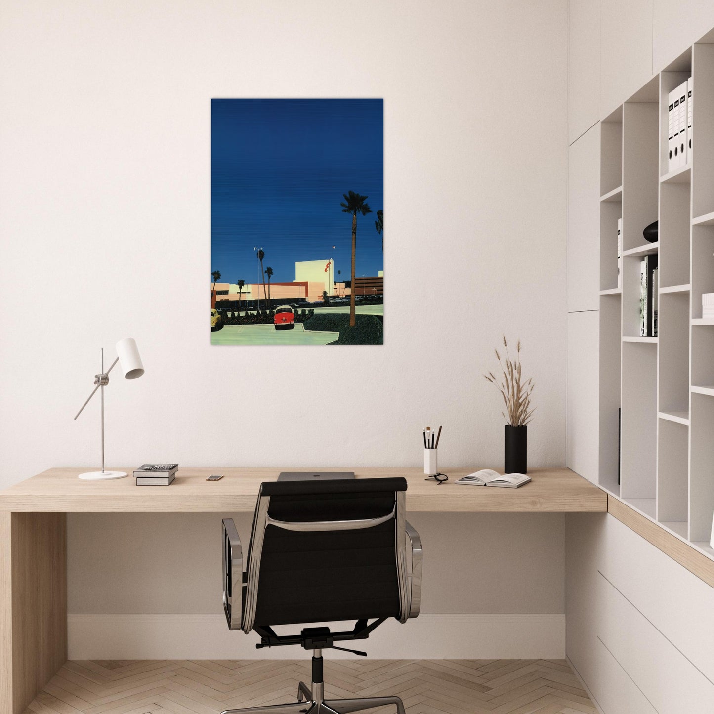In the beginning III Mall - Hiroshi Nagai Brushed Aluminum Print - 70x100 cm / 28x40 inches | Hiroshi Nagai Aluminum Print | Hiroshi Nagai Prints