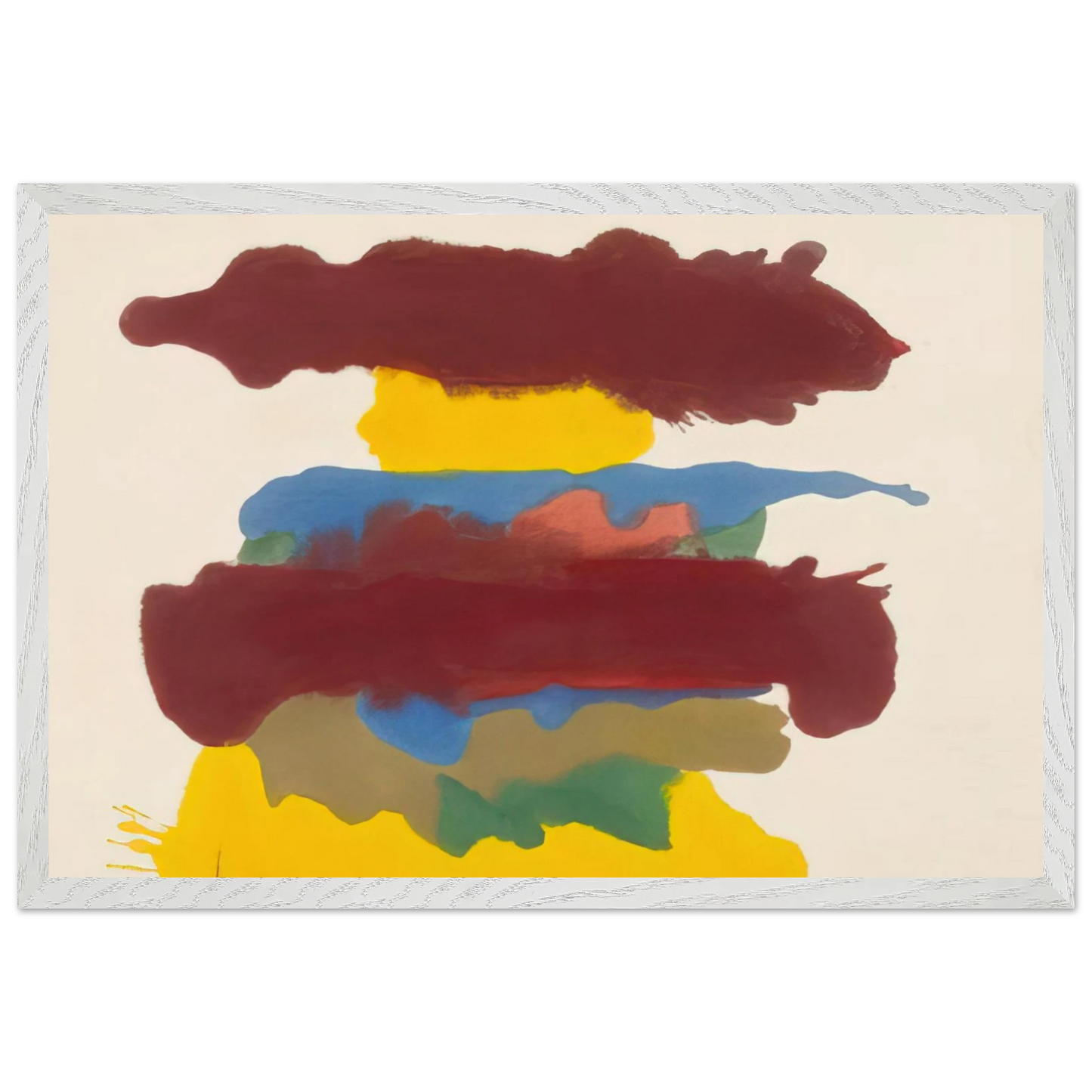 Helen Frankenthaler - Weather Change - 1963 Wall art - A3 (29.7 x 42  cm) - Fine Art Poster-canvas - -