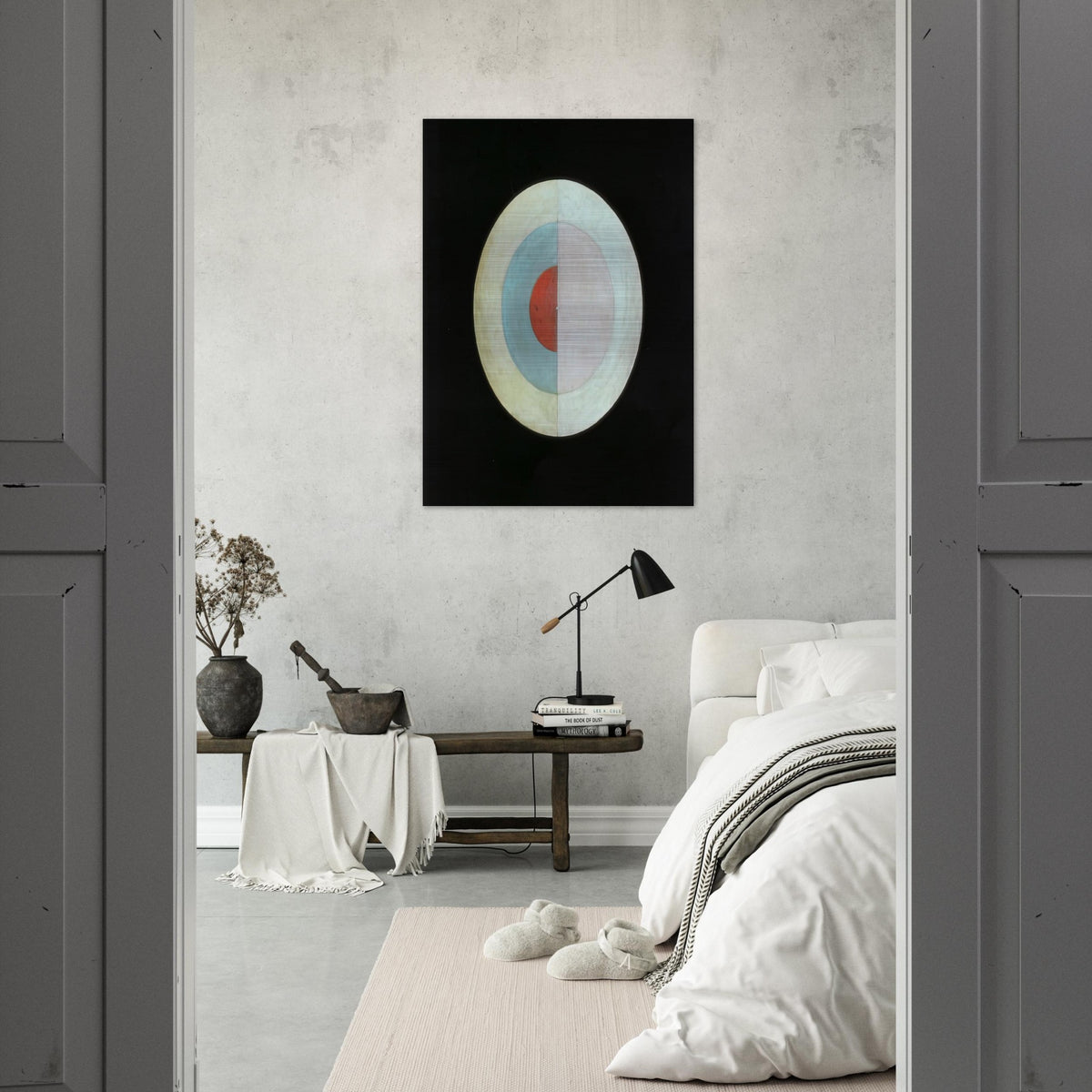 THE SWAN NO 16 1915 - Hilma af Klint Brushed Aluminum Print - 70x100 cm / 28x40 inches | Hilma af Klint Aluminum Print | Hilma af Klint Prints