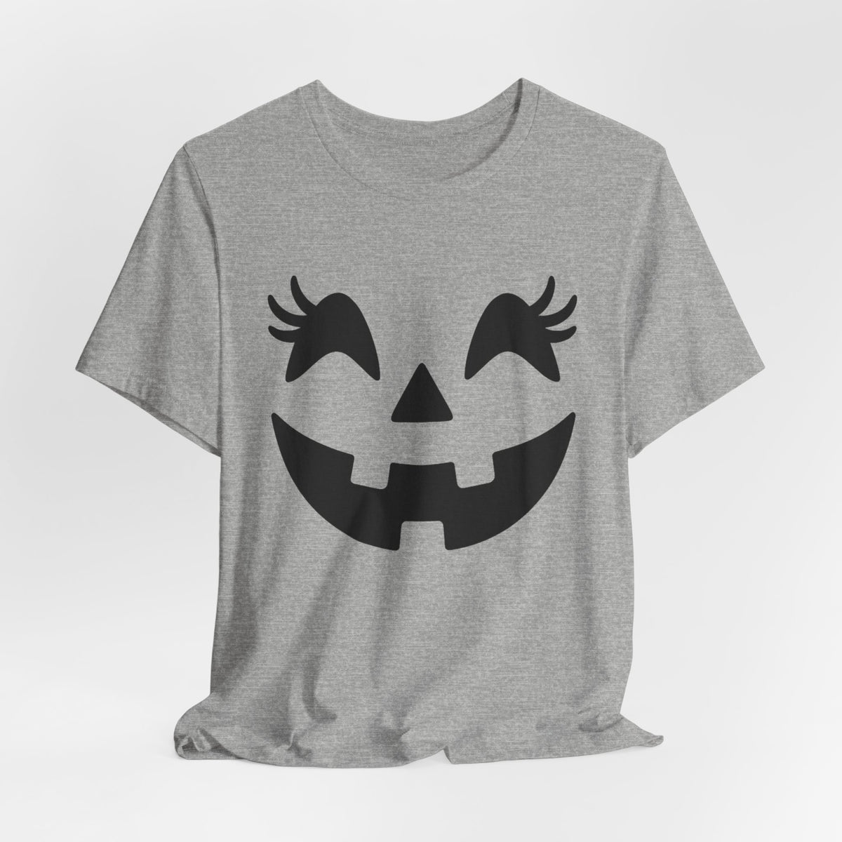 Masque de citrouille Jack O'Lantern Cils Halloween Femmes Filles T-Shirt