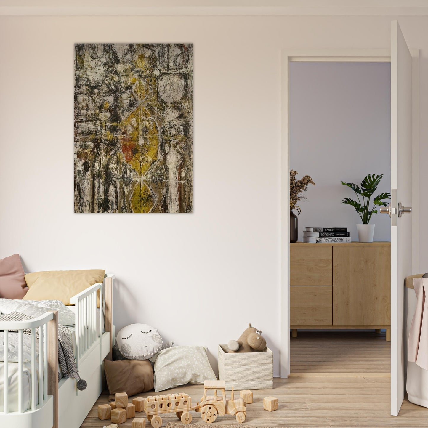 Cascella II - 1952 - Richard Pousette-Dart Brushed Aluminum Print - 70x100 cm / 28x40 inches | Richard Pousette-Dart Aluminum Print | Richard Pousette-Dart Prints