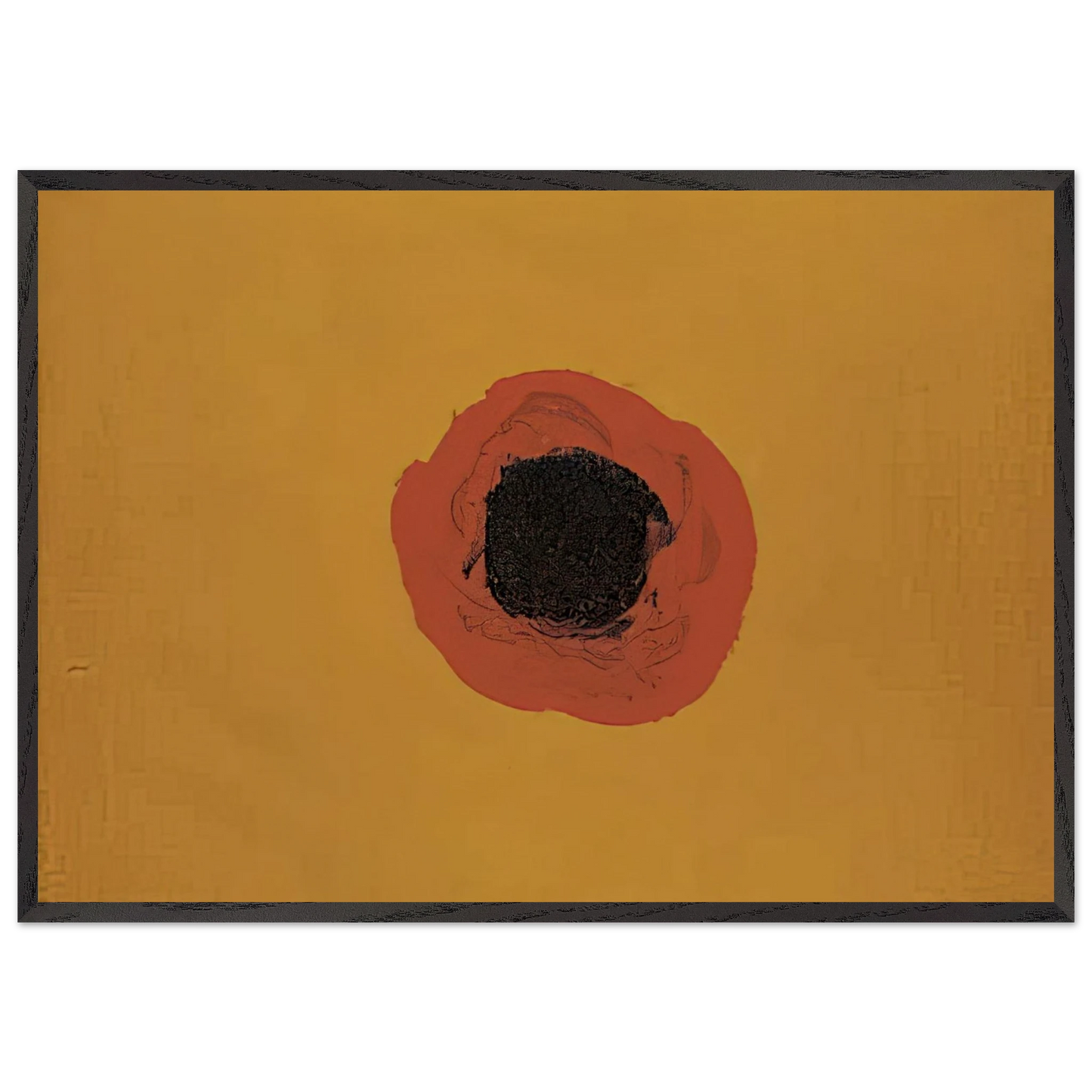 PAINTING 488 - Luis Feito 70x100 cm / 28x40 inches Framed Art Print – Black Wooden Frame