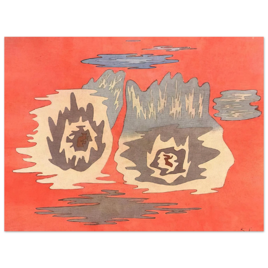 Paul Klee - THE PLACE OF THE TWINS 1929  75x100 cm / 30x40inches Fine Art Poster