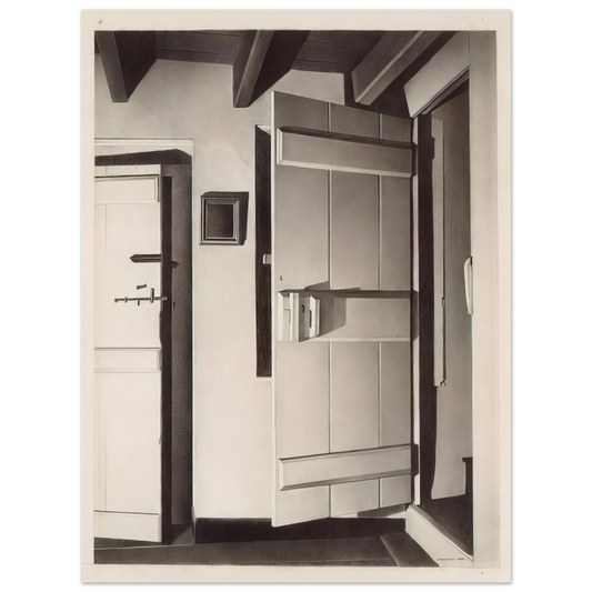 Charles Sheeler - The Open Door - 1932  75x100 cm / 30x40inches Fine Art Poster