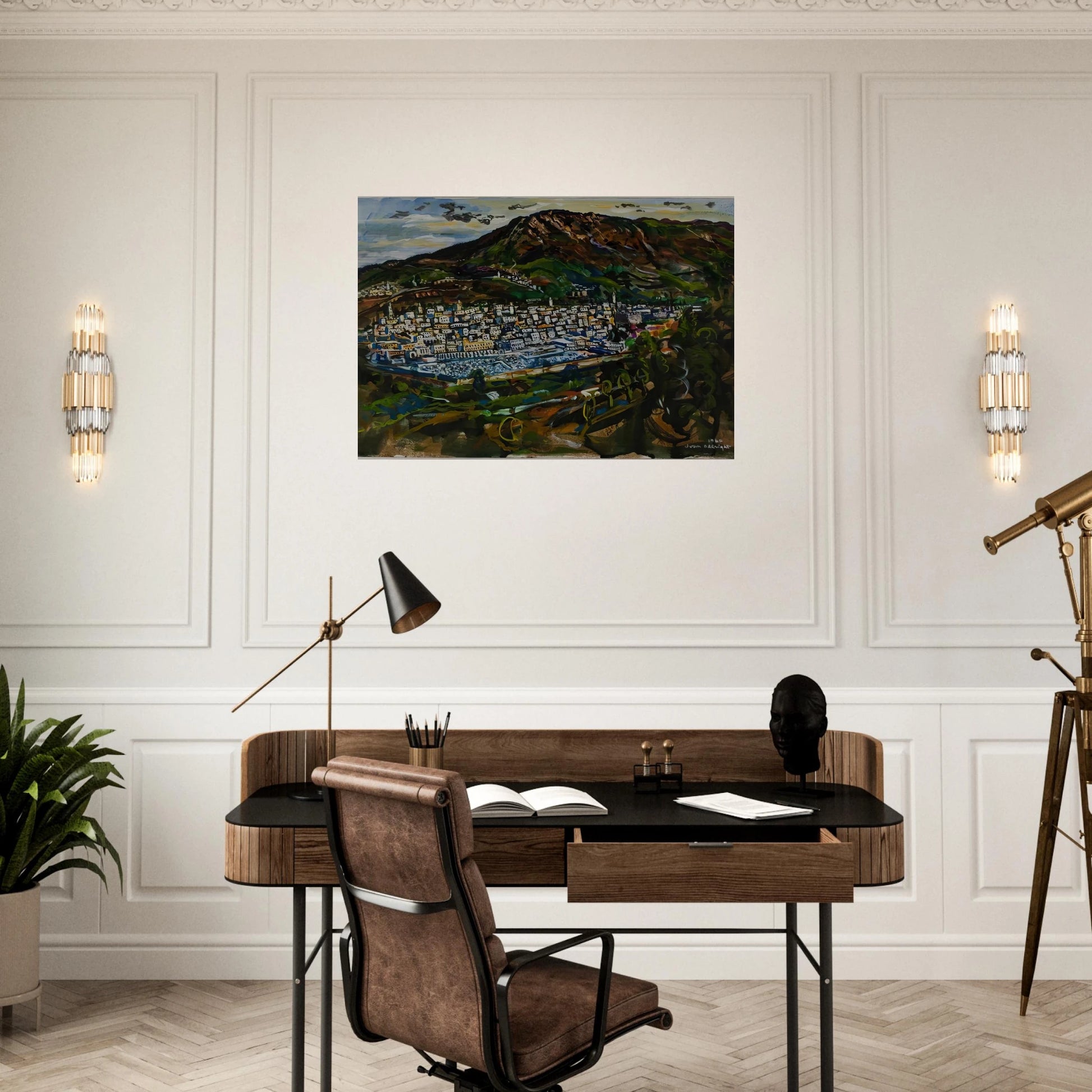 FEZ MOROCCO 1960 - Ivan Albright Brushed Aluminum Print - 70x100 cm / 28x40 inches | Ivan Albright Aluminum Print | Ivan Albright Prints