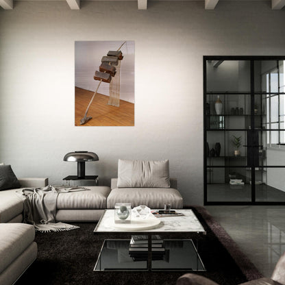 UNTITLED VENETIAN 1973 - Robert Rauschenberg Brushed Aluminum Print - 70x100 cm / 28x40 inches | Robert Rauschenberg Aluminum Print | Robert Rauschenberg Prints