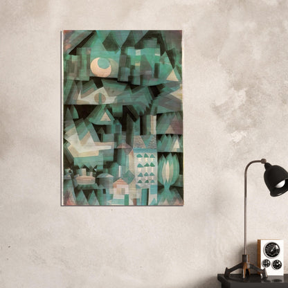 DREAM CITY 1921 - Paul Klee Brushed Aluminum Print - 70x100 cm / 28x40 inches | Paul Klee Aluminum Print | Paul Klee Prints