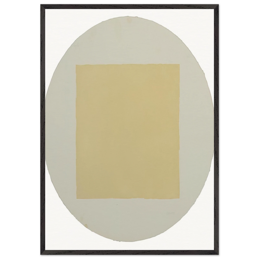 Untitled from Seven Aquatints - Robert Ryman 70x100 cm / 28x40 inches Framed Art Print – Black Wooden Frame