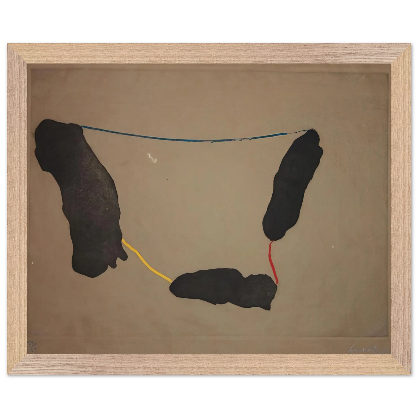 Helen Frankenthaler - Connected By Joy - 1973 Wall art - 70x100 cm / 28x40 inches - Fine Art Poster-canvas - -