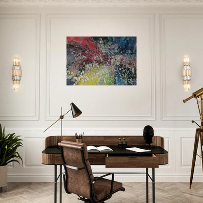 Horizons ouverts - Jean-Paul Riopelle Brushed Aluminum Print - 70x100 cm / 28x40 inches | Jean-Paul Riopelle Aluminum Print | Jean-Paul Riopelle Prints