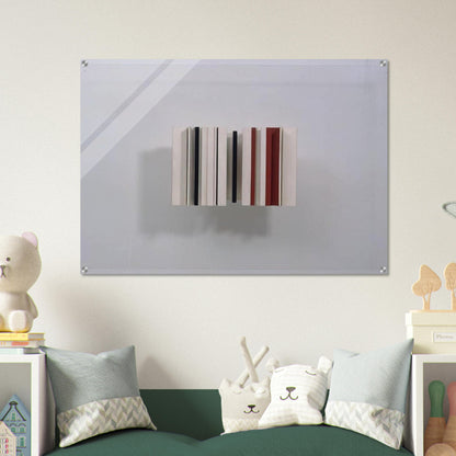 RELIEF CONSTRUCTION IN WHITE BLACK AND MAROON 1963 - Victor Pasmore Acrylic Print - 70x100 cm / 28x40″ inches