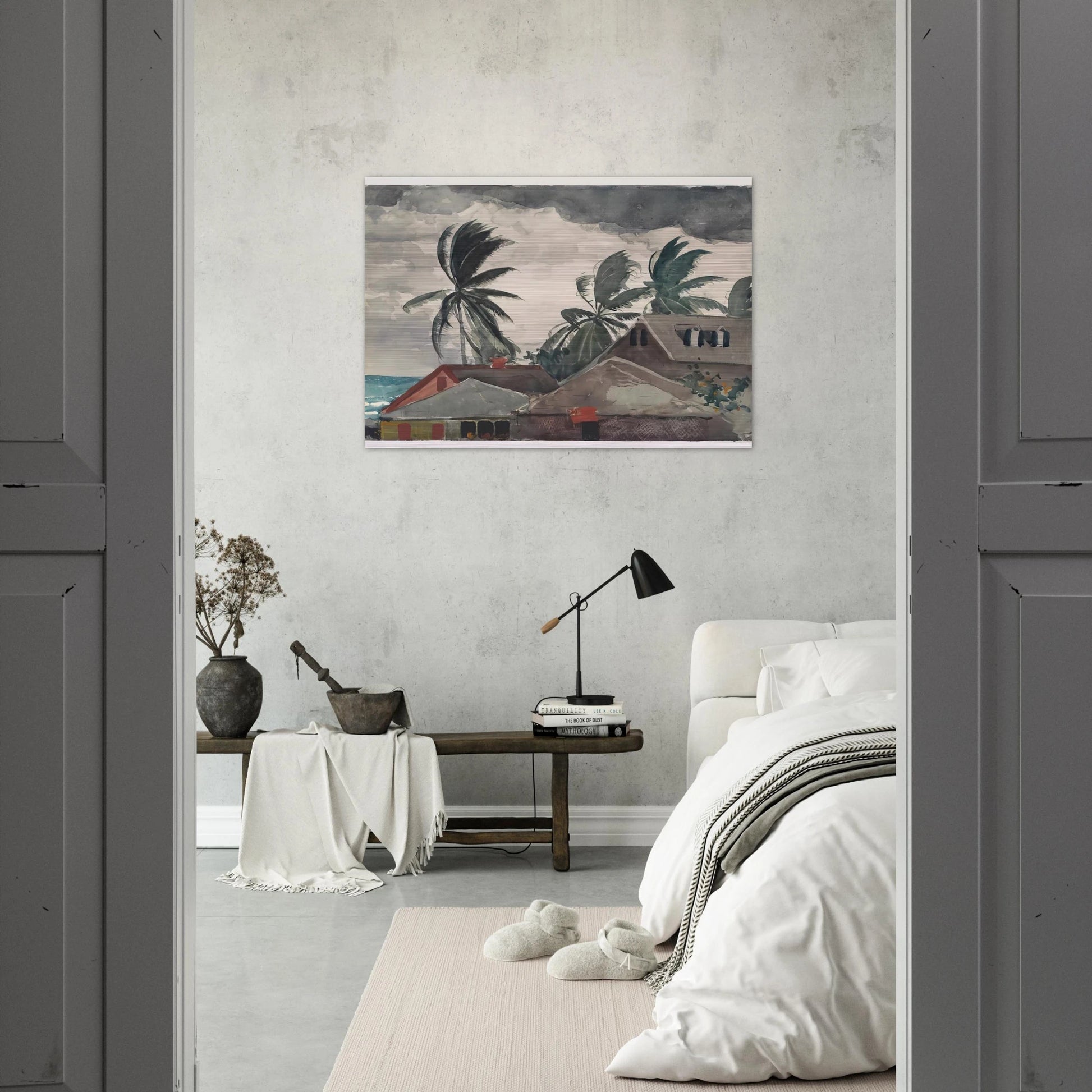 HURRICANE BAHAMAS 1898 - Winslow Homer Brushed Aluminum Print - 70x100 cm / 28x40 inches | Winslow Homer Aluminum Print | Winslow Homer Prints