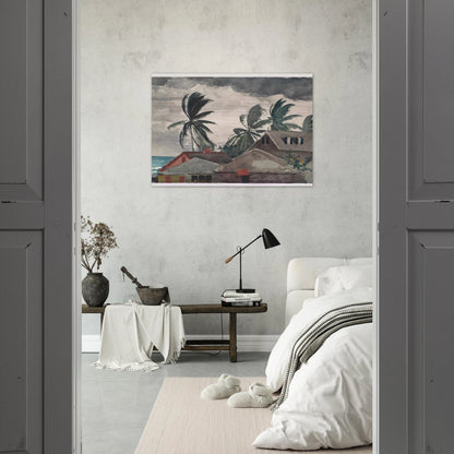 HURRICANE BAHAMAS 1898 - Winslow Homer Brushed Aluminum Print - 70x100 cm / 28x40 inches | Winslow Homer Aluminum Print | Winslow Homer Prints