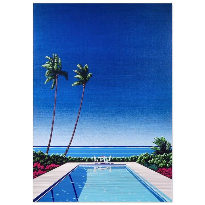 Watermelon Pool - Hiroshi Nagai Brushed Aluminum Print - 70x100 cm / 28x40 inches | Hiroshi Nagai Aluminum Print | Hiroshi Nagai Prints