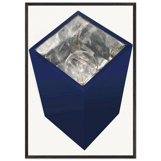 LAMPADA ANNUALE 1967 - Alighiero Boetti 70x100 cm / 28x40 inches Framed Art Print – Black Wooden Frame