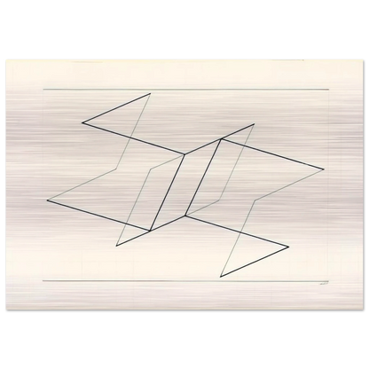 STRUCTURAL CONSTELLATION 1955 - Josef Albers Brushed Aluminum Print - 70x100 cm / 28x40 inches | Josef Albers Aluminum Print | Josef Albers Prints