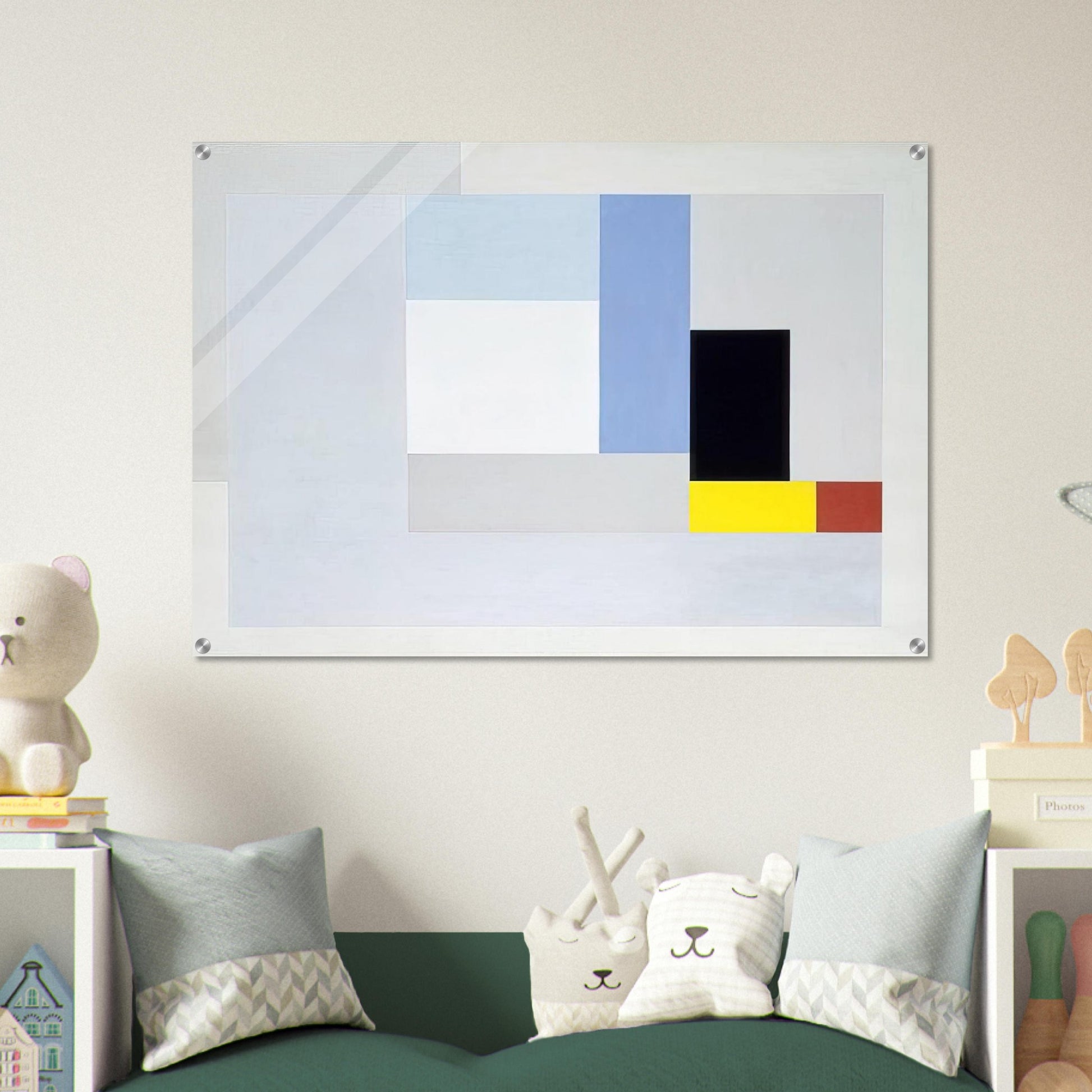 June 1937 painting - 1937 - Ben Nicholson Acrylic Print - 70x100 cm / 28x40″ inches