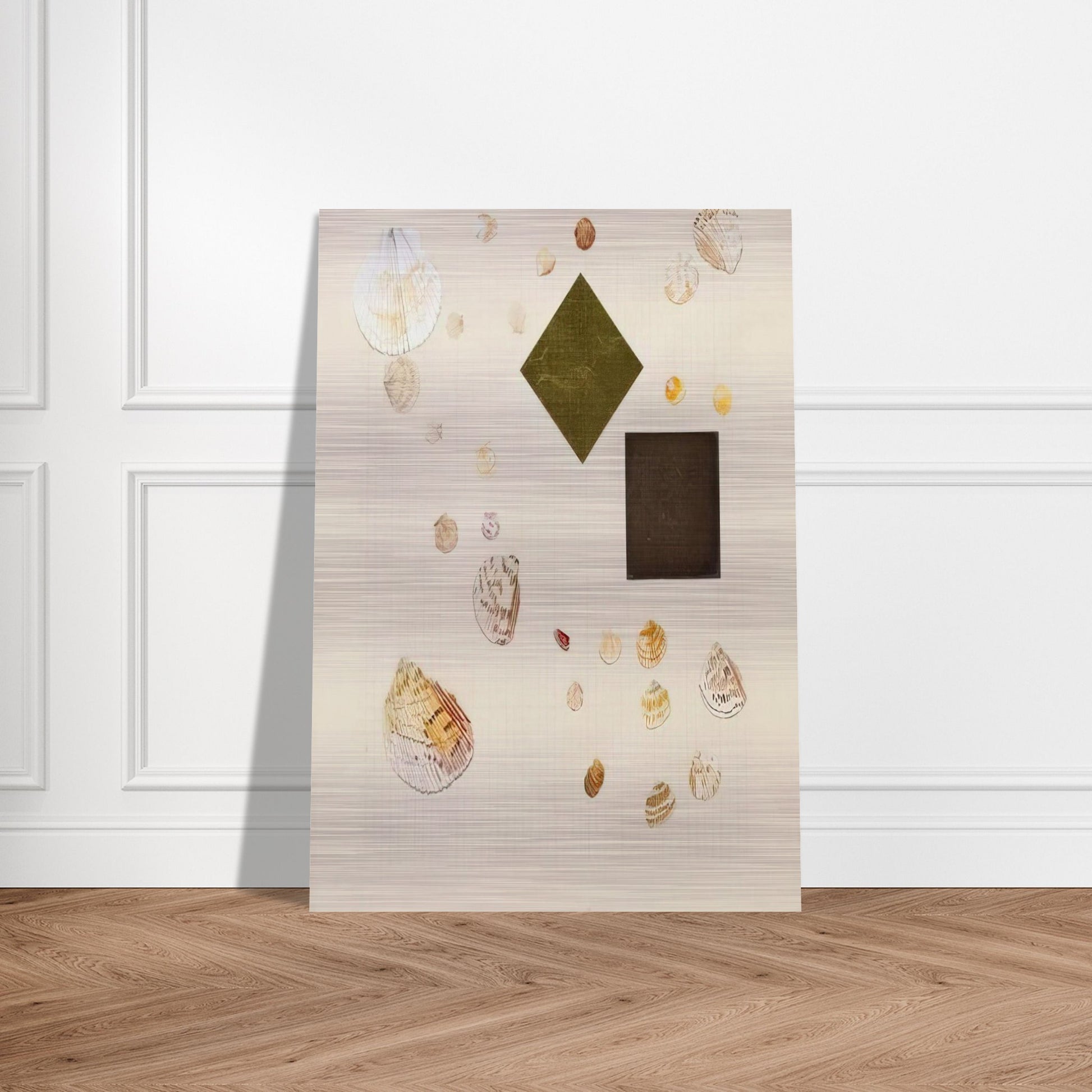 Homan-Ji III - 1995 - Jennifer Bartlett Brushed Aluminum Print - 70x100 cm / 28x40 inches | Jennifer Bartlett Aluminum Print | Jennifer Bartlett Prints