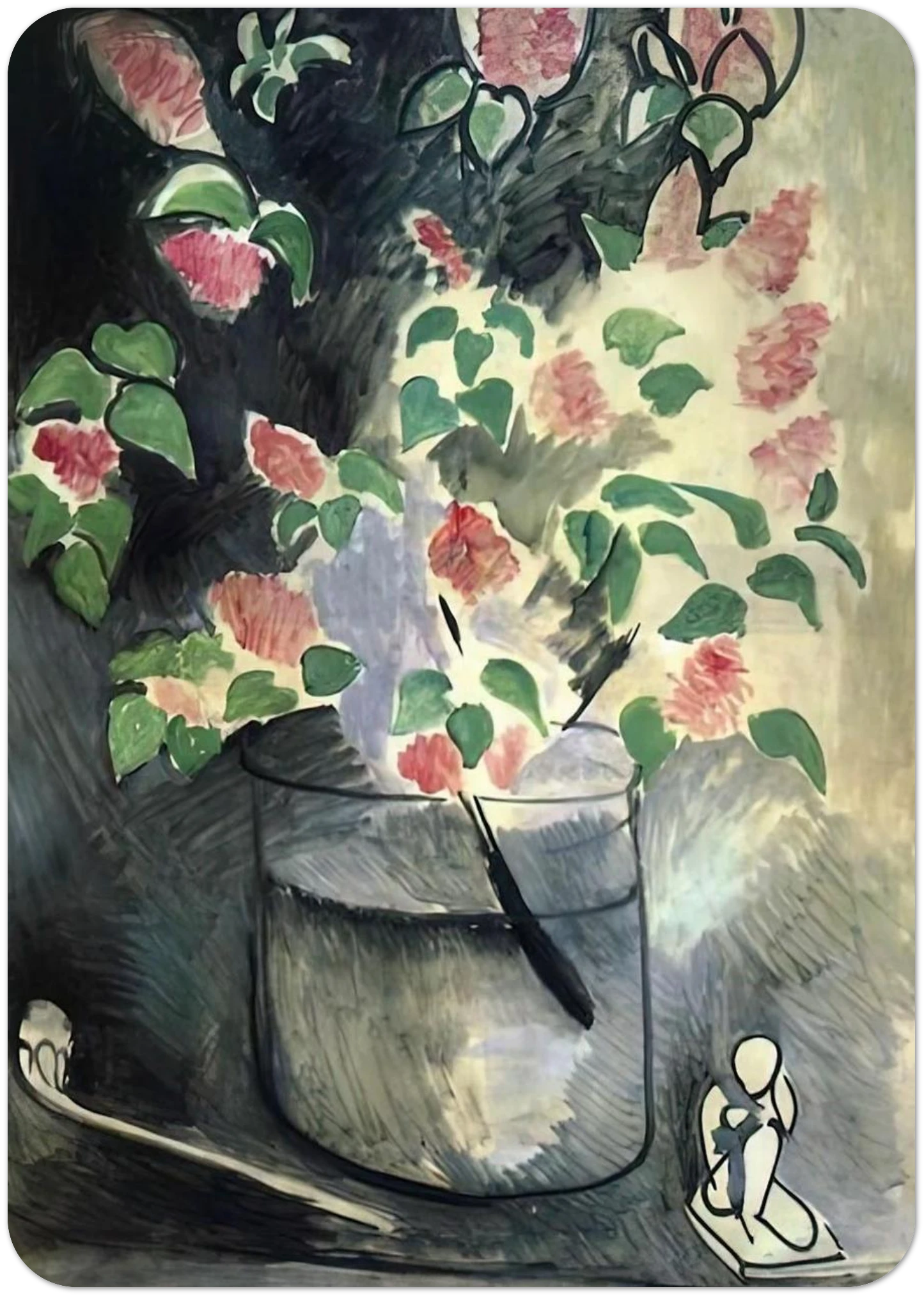 BRANCH OF LILLACS 1914 By Henri Matisse Pack of 10 Post Cards | Henri Matisse Post Cards | A6 (10.5 x 14.8 cm) - 4.1 x 5.8 inches