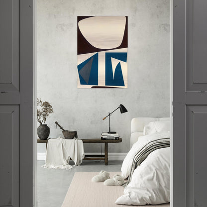 Untitled - Abstract - Indian Space painting - Will Barnet Brushed Aluminum Print - 70x100 cm / 28x40 inches | Will Barnet Aluminum Print | Will Barnet Prints
