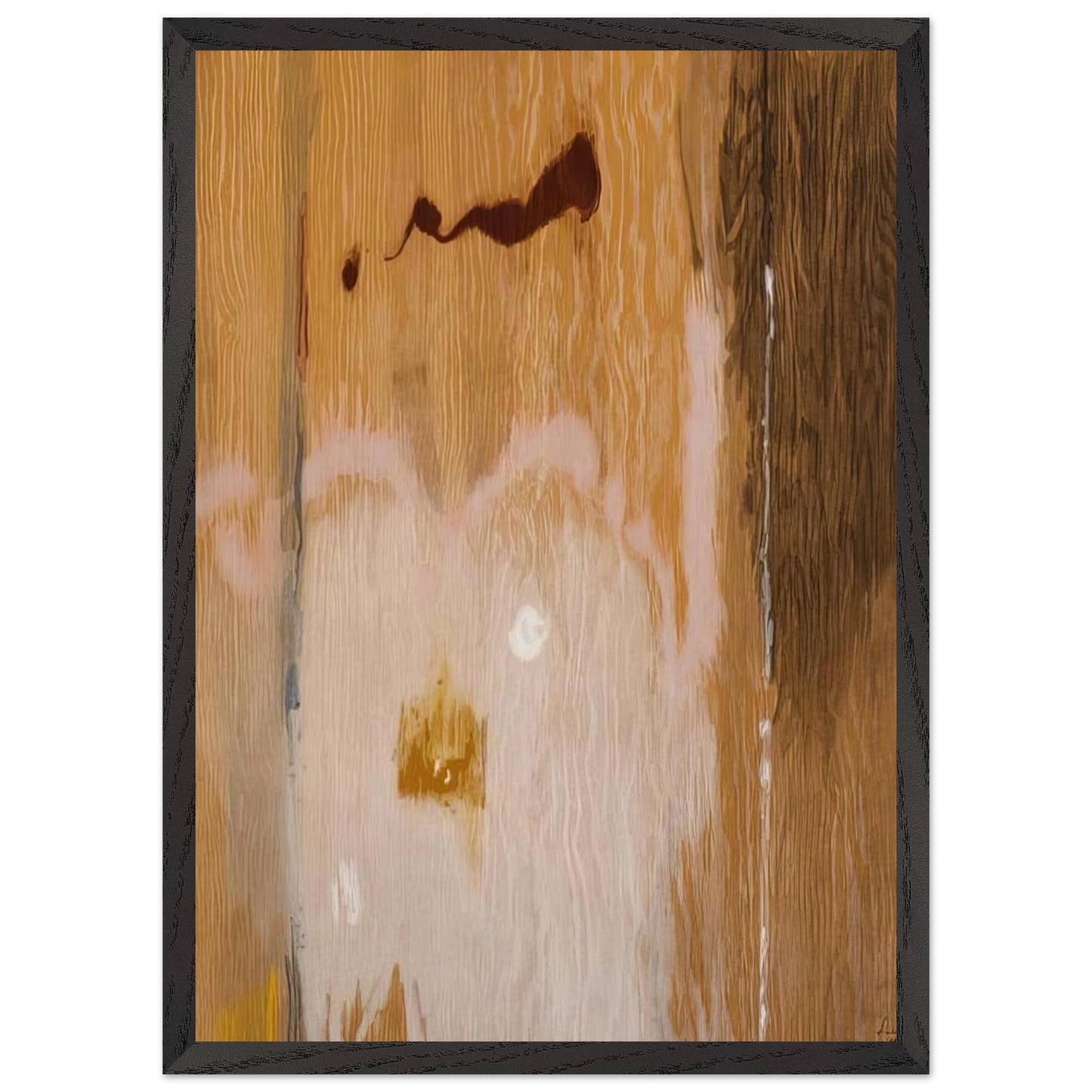 Helen Frankenthaler - Tales of Genji VI - 1998 Wall art - A3 (29.7 x 42  cm) - Premium Wooden Framed Poster With Fine Art Paper-canvas - White frame