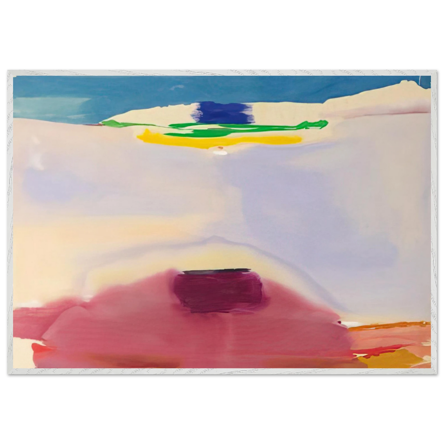 Helen Frankenthaler - Leveling - 1973 Wall art - 20x25 cm / 8x10 inches - Fine Art Poster-canvas - -