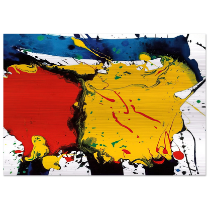 Untitled  SFP94-109  SFF 1757  - Sam Francis Brushed Aluminum Print - 70x100 cm / 28x40 inches | Sam Francis Aluminum Print | Sam Francis Prints