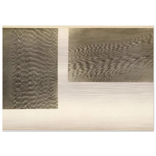 BRACKISH WATER BIARRITZ VIII 1929 - Josef Albers Brushed Aluminum Print - 70x100 cm / 28x40 inches | Josef Albers Aluminum Print | Josef Albers Prints
