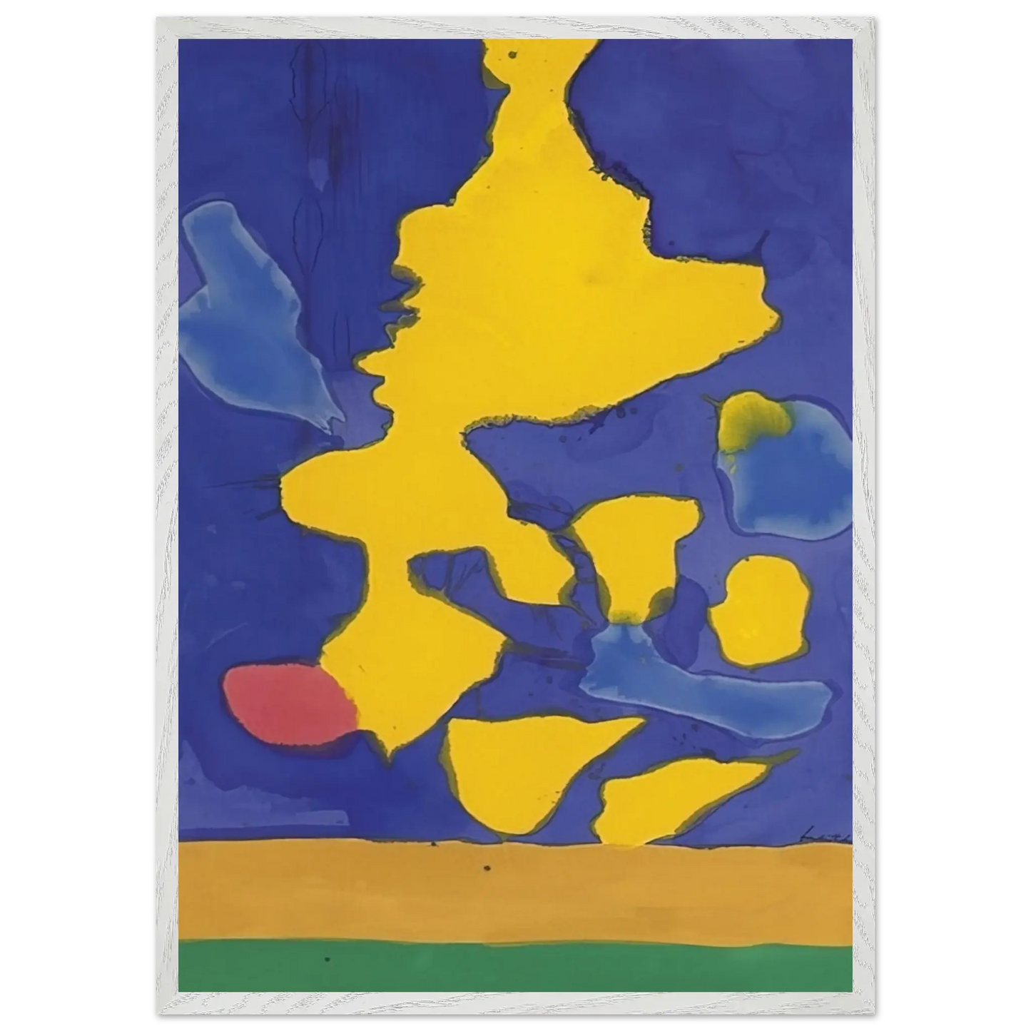 Helen Frankenthaler - Saturn Revisited - 1964 Wall art - A2 (42 x 59.4  cm) - Fine Art Poster - -