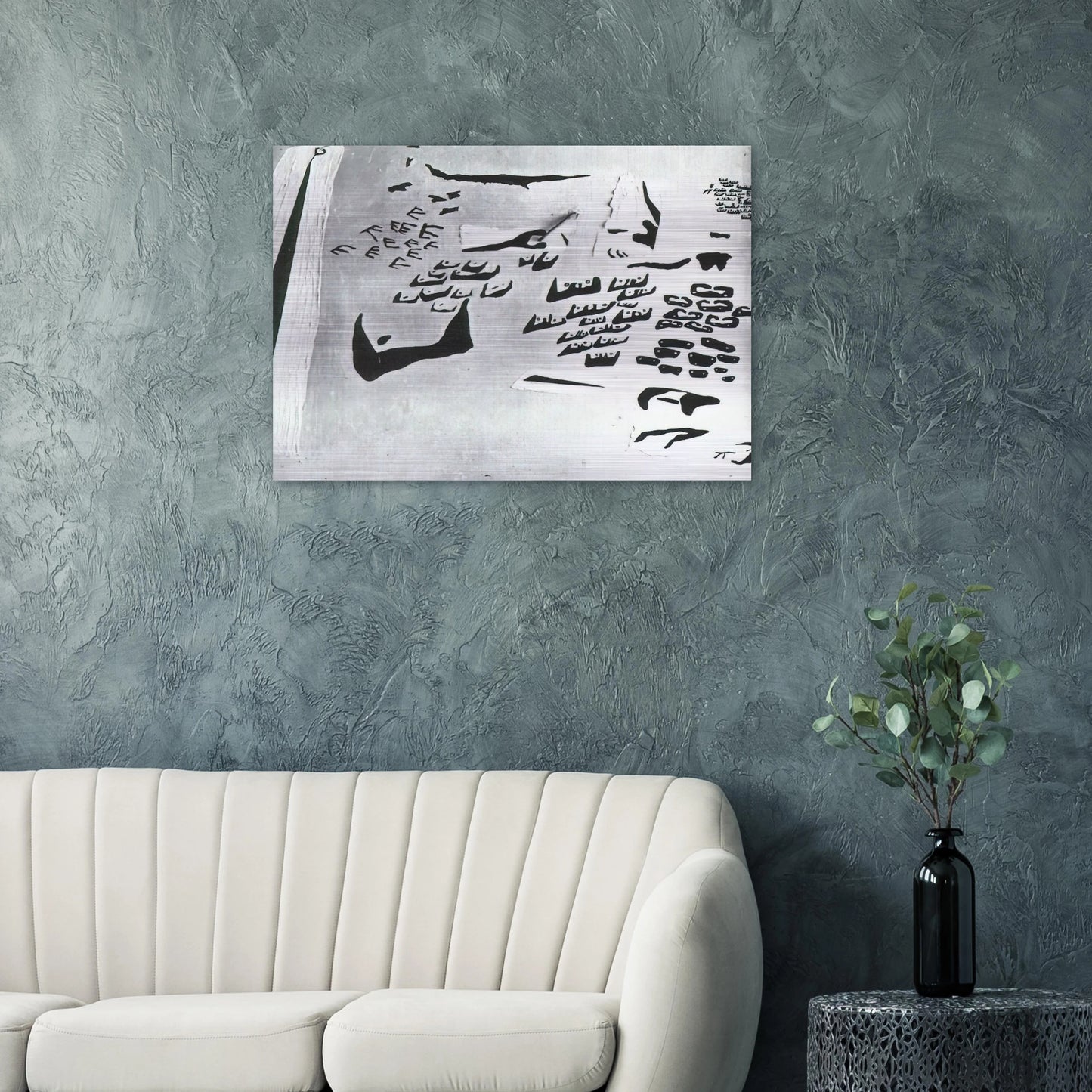 FISHERMEN IN THE SUN - Salvador Dali Brushed Aluminum Print - 70x100 cm / 28x40 inches | Salvador Dali Aluminum Print | Salvador Dali Prints
