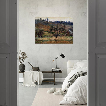 The Valley Of Falaise - claude monet Brushed Aluminum Print - 70x100 cm / 28x40 inches | claude monet Aluminum Print | claude monet Prints