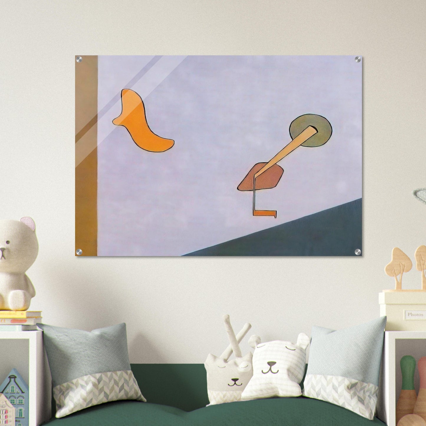 Composition I - 1949 - Gene Davis Acrylic Print - 70x100 cm / 28x40″ inches